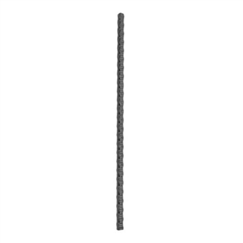 Hammered newel post, 1 3/16" sq.