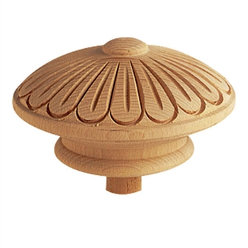 Mod.235 Wood Carved Cap