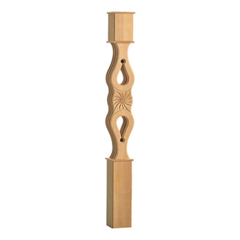 Mod.14 STARTER Wood Newel