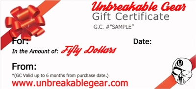 Fifty Dollar Gift Certificate ($50)