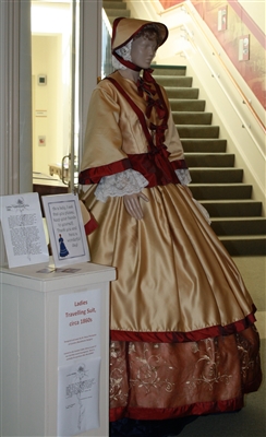 Civil War ladies walking dress