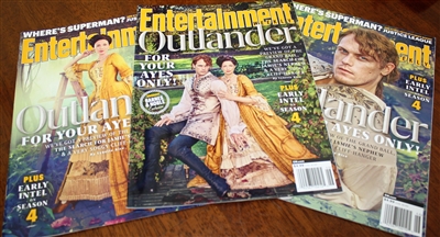 Entertainment Weekly Outlander Cover Set