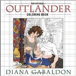 the Official Outlander colouring book