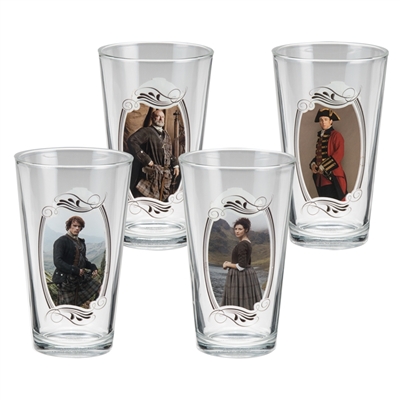 Outlander Set/Pint glasses