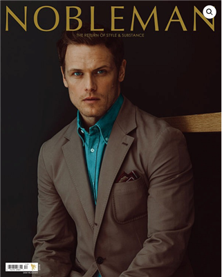 Sam Heughan Nobleman  Cover Story