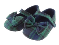 Tartan Mary Jane booties