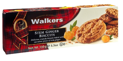 Walker's Stem Ginger Cookies