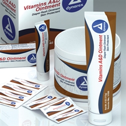 Dynarex, Vitamin A&D Ointment, 1 oz. tube, 72/CS