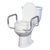 Riser Seat, Premium, With Removable Arms, Elongated Toilet