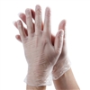 McKesson Vinyl Exam Gloves, Large, Clear, P/F, Smooth, Ambidextrous, 150/BX, 10BX/CS