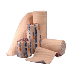 Elastic Bandage McKesson 3" X 5 Yard, Hook and Loop Closure, Non Sterile, 10/BX