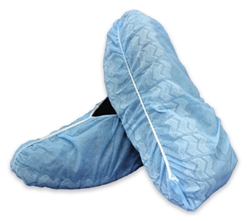 McKesson Shoe Cover, One Size Fits Most, Shoe-High, Non-Skid, Blue, NonSterile, 150/CS