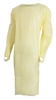 McKesson Isolation Gown, One Size Fits Most, Yellow, Thumb Loop, Adult, Disposable, 10/BG