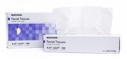 McKesson Facial Tissue, White 8.37 X 8.07", 100 Sheets per Box, 30BX/CS