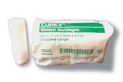 Curex Gauze Stretch Bandage, 3 Inch x 4.1 Yards, 12/PK