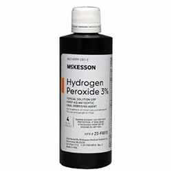 Mckesson Hydrogen Peroxide 3%, 4 oz Bottle, 24/CS