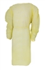 Fluid-Resistant Isolation Gown McKesson One Size Fits Most Yellow Elastic Cuff Adult Disposable, 50/CS