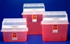 Sharps Container, In-Room, 3 Gallon, Translucent Red