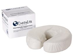 Earthlite Fitted Disposable Headrest Covers, 50 Count