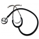 Grafco Dual-Head Stethoscope, Black