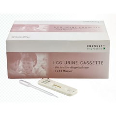 Consult Rapid Diagnostic Test Kit, hCG Pregnancy Test, Urine Sample, CLIA Waived, 25 Tests/Box