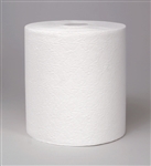 Kleenex Hardwound Paper Towel Roll, 8" x 600', White, 6 Rolls/Case