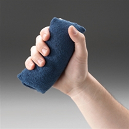 Posey Hand Exerciser, Palm Grip, Navy Blue, Soft, 5" x 2"