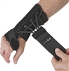 Removable Wrist Brace, Palmar Stay, Suede, Right Hand, Black, Medium