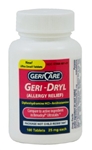 Geri-Dryl Allergy Relief, 25 mg Strength Tablets, 100/BT