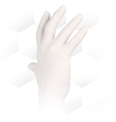 Aurelia, Vibrant, Micro-textured, Latex Exam Gloves, Powder Free, Large, Creamy Beige, 100/BX, 10BX/CS