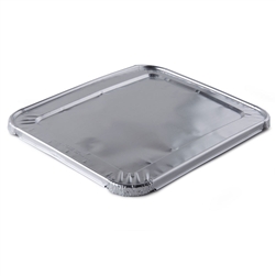 Half Size Steam Table Deep Aluminum Pan **LIDS**, 9" x 13", 100/CS
