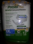 Presto Briefs, Clothlike, Breathable, 2X-Large, 48/CS