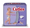 Baby Diapers, Cuties, 22-37 lbs., Size 4, 31/PK 4PK/CS