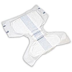 Briefs, Plain Brown Box, Limited Mat Body Shaped, 45-58", Large, Moderate-Heavy Absorbency, Blue, 18/PK 4PK/CS