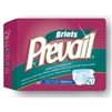 Briefs Prevail, Full Mat Body Shaped, 32-44", Medium, Moderate-Heavy Absorbency, White, 20/PK 4PK/CS