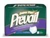 Briefs, Prevail, Pull-On, 34-46", Small/Medium, Moderate-Heavy, Super Plus Absorbency, Green, 18/PK 4PK/CS