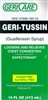 Geri-Tussin Expectorant Liquid, Sugar Free, 100mg, 16 oz, Compares to Robitussin