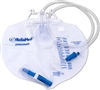 Drainage Bag, Standard Vented, W/ Double Hanger Anti-Reflux Valve, 2,000 mL