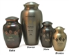 Classic Paw Print Pet Urn Cremation Urn | Bronze | Pewter | Slate | Raku