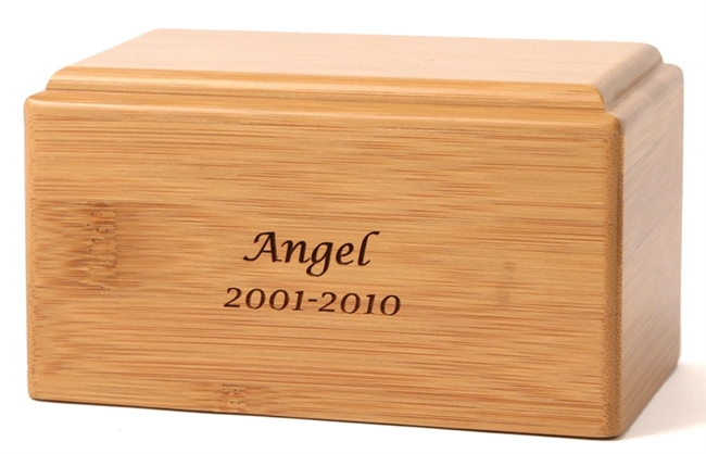 Bamboo Pet Cremation Box | Bamboo | Pet Urn