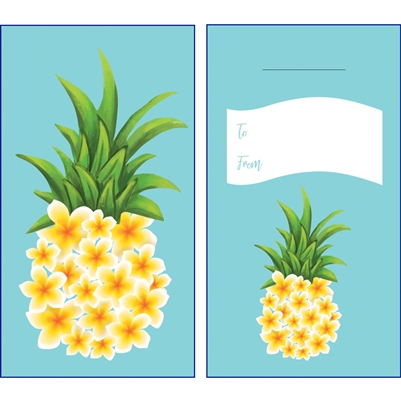Plumeria Pineapple Lucky Money Envelopes