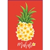 Plumeria Pineapple Mahalo Note Cards