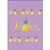 Aloha Pineapple Glitter Note Cards