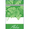 `Ulu Green Aloha Small Stand Up Zipper Pouches