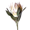 Artificial Large Protea - Pink/Yellow