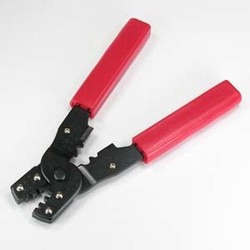 Contact and Terminal Hand Crimping Tool, 28 AWG to 10 AWG, with Cutter. Item# 22-250100