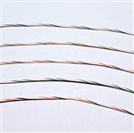 UL1007 UL1569 CSA-TR64 22 AWG (7/30) Dual Striped Wire. Pick Your Combos! 250' Spool. Series# UL1007-22-XXS1S2-0250