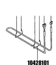 10428101 CLIP, EVAPORATOR HEATER