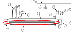 B20913080 MIDDLE LOUVER