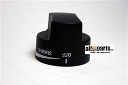 PB010284 Top Burner Knob Black